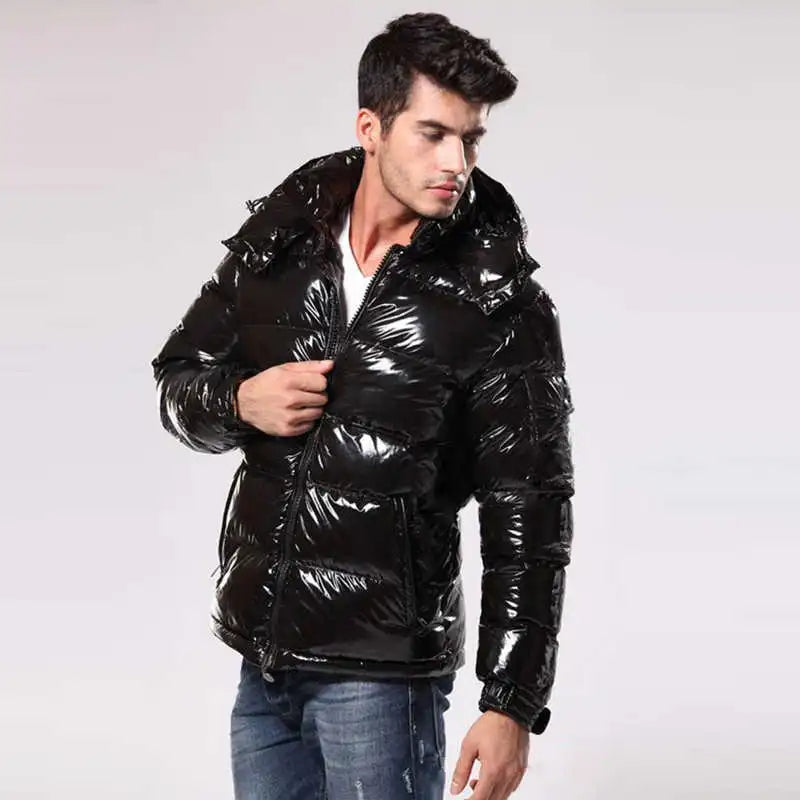 Liam | Modern Glansig Pufferjacka