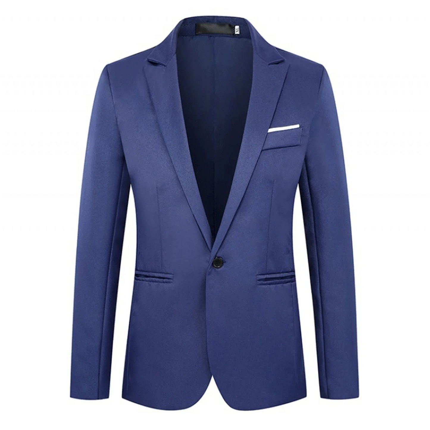 Leonardo | Slim Fit Satinblazer Med En Knapp För Herr