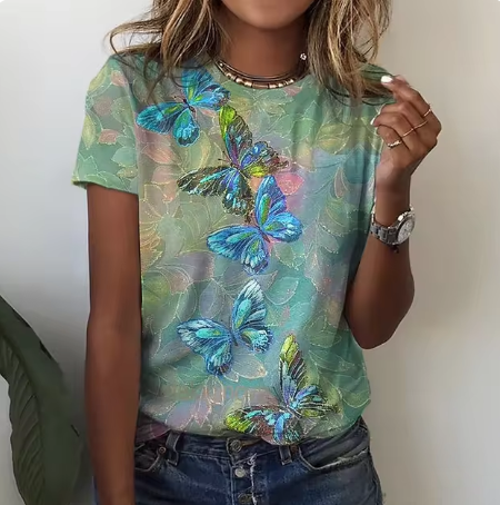 Vivina - Koreanska damer 3d rosblommigt mönste