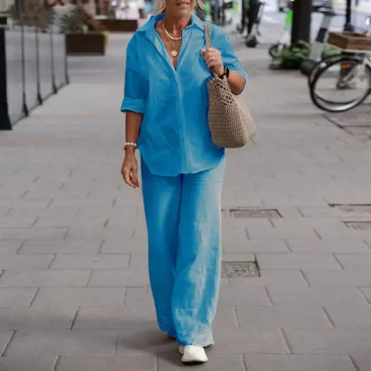 Olive - Avslappnade Tvådelade Set