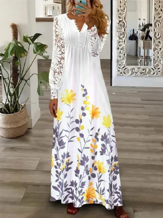 Mae - Klänning med blommigt tryck