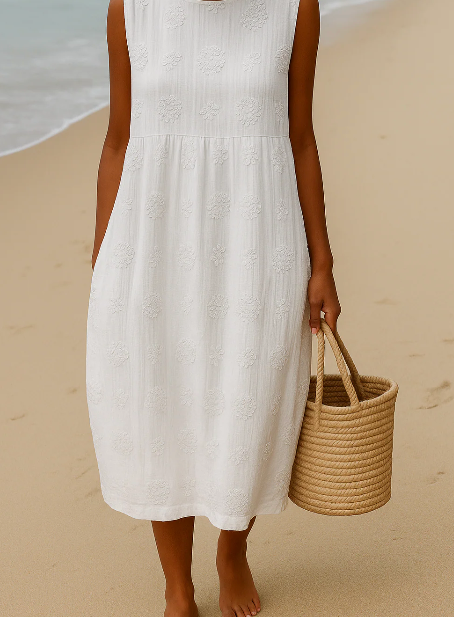 Inger | Elegant Blommig Sommarklänning