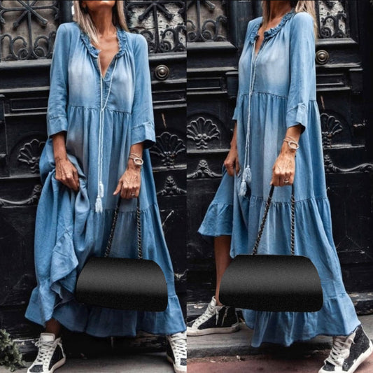 Signe | Boho-chic Maxi Klänning