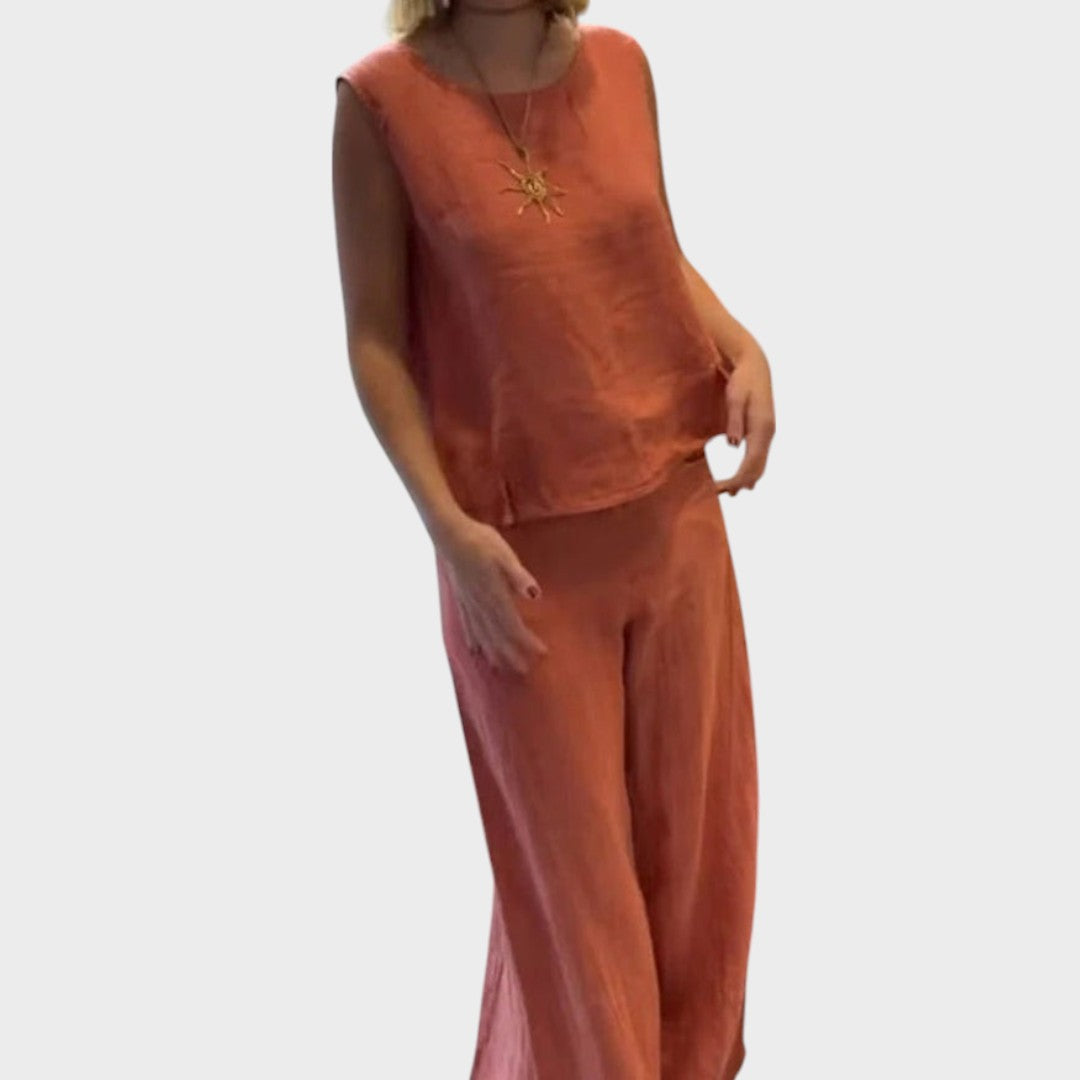 Linnea | Boho Tvådelad Sommaroutfit