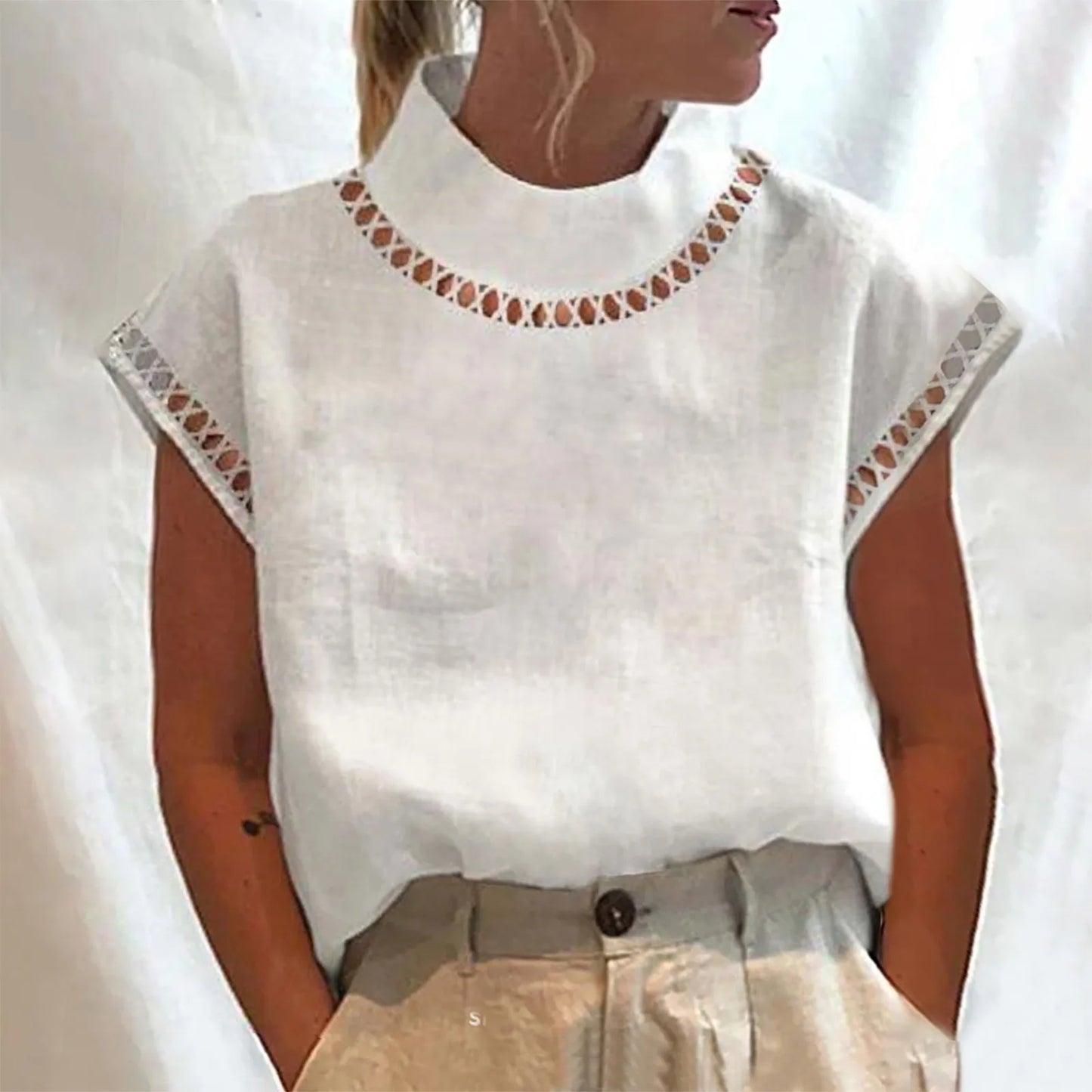 Ranya - Oversized linne i bomull och linne