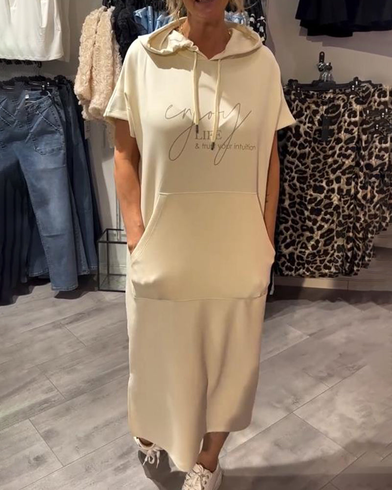 Renée | Mysig Och Avslappnad Hoodieklänning För Alla Tillfällen