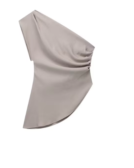 Ella Mae - Asymmetrisk T-shirt Nytt dammode