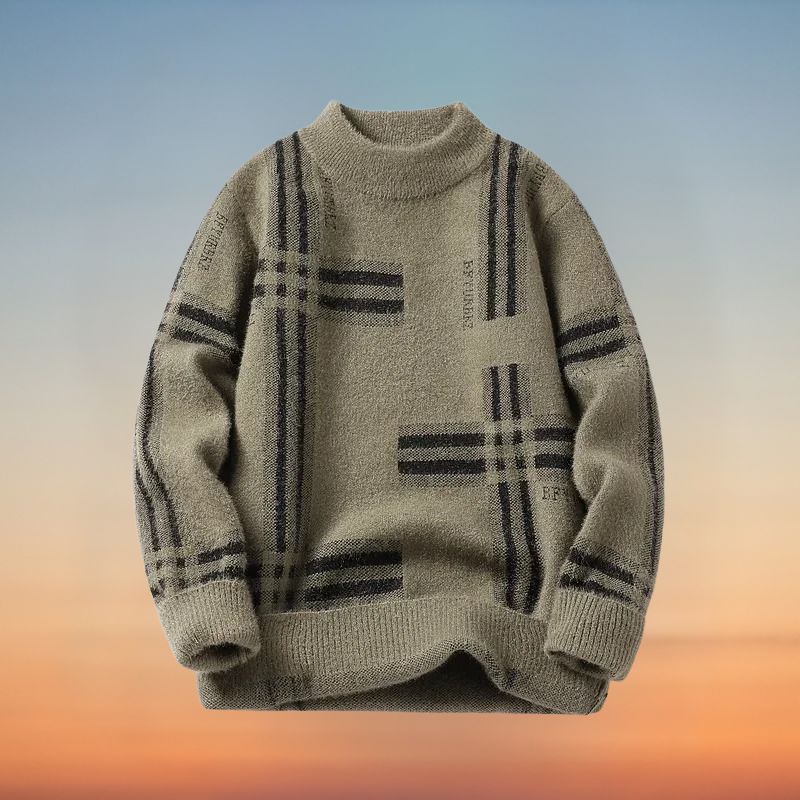 Carl | Stilren Halv Högkrage Tröja för Komfort och Värme