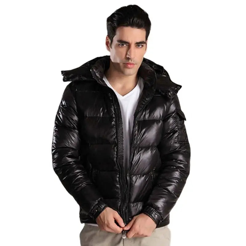 Liam | Modern Glansig Pufferjacka