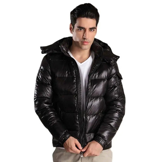 Liam | Modern Glansig Pufferjacka