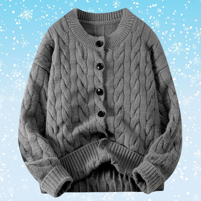 Leon | Stilren Långärmad Knäppt Tröja för Alla Tillfällen