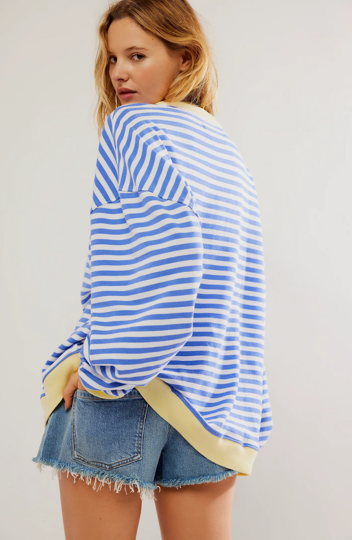 Maxine | Oversized Randig Tröja