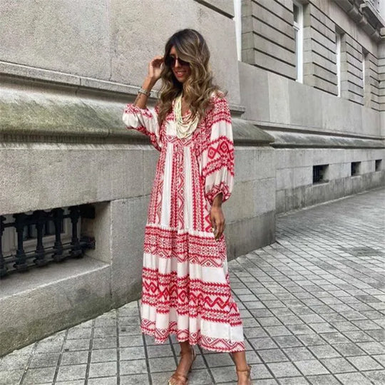Eliza - Boho långklänning