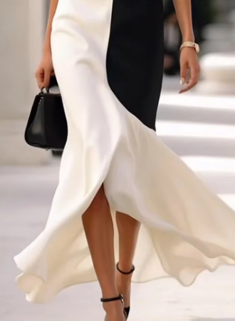 Marry - Modigirl damkläder lång klänning