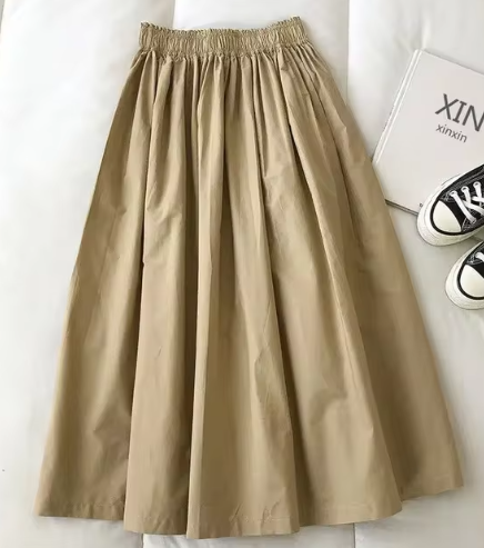 Maxim - Enkelknäppta damkjolar med hög midja