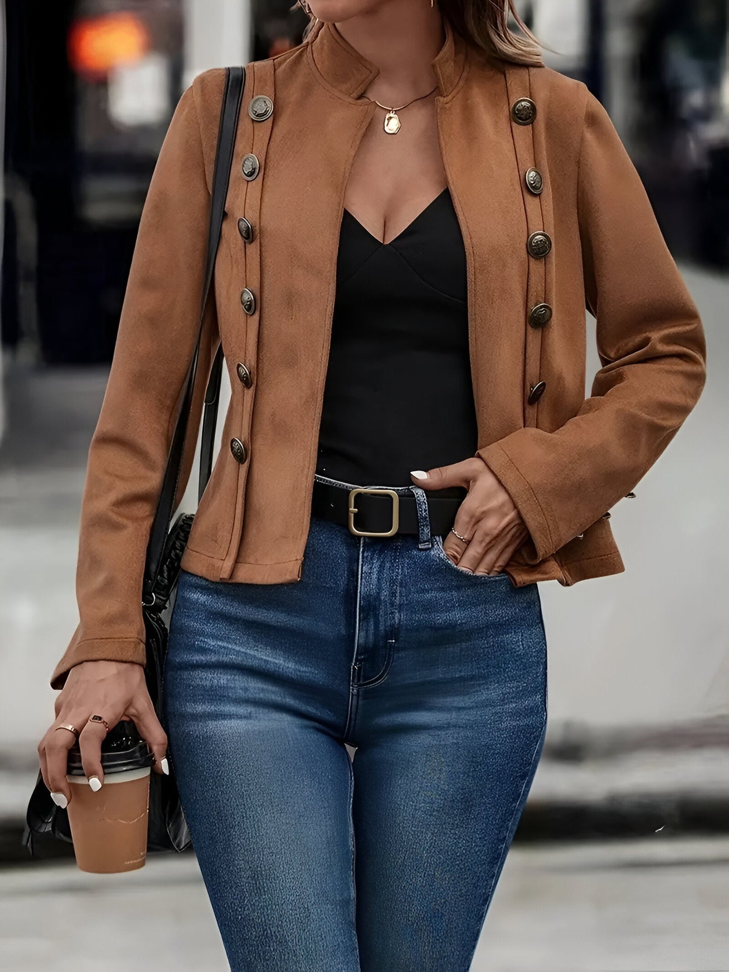 Johanna | Dubbelknäppt vintagejacka