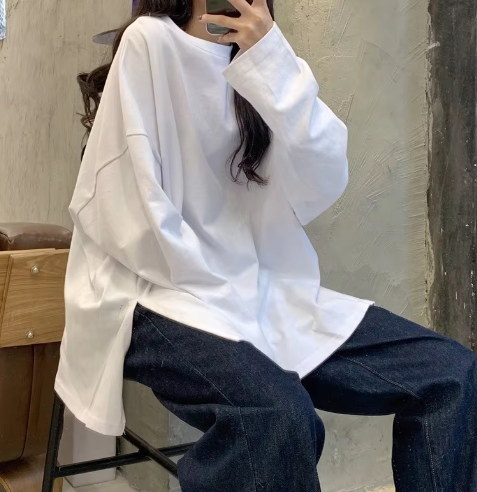 Karolin - Harajuku Lång T-shirt Vår Höst