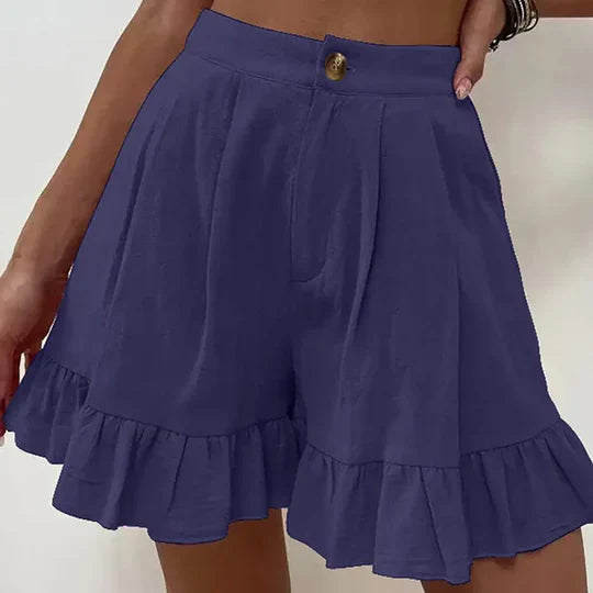 Alice - Elegant avslappnad plisserad shorts