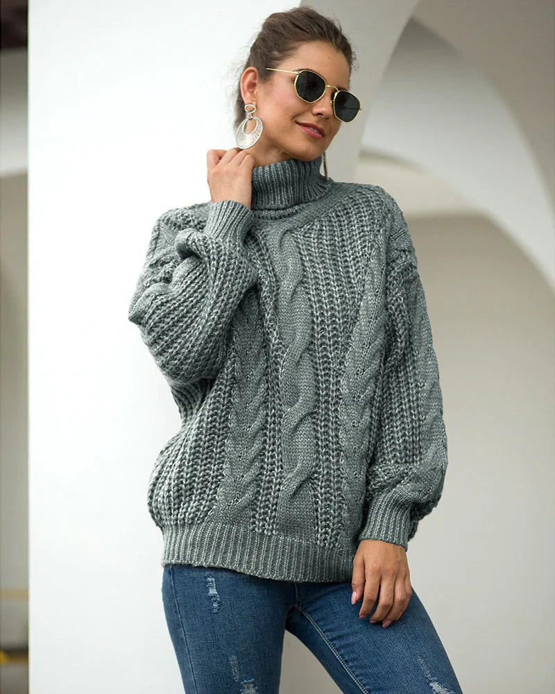 Bexley |  Stickad tröja med polokrage