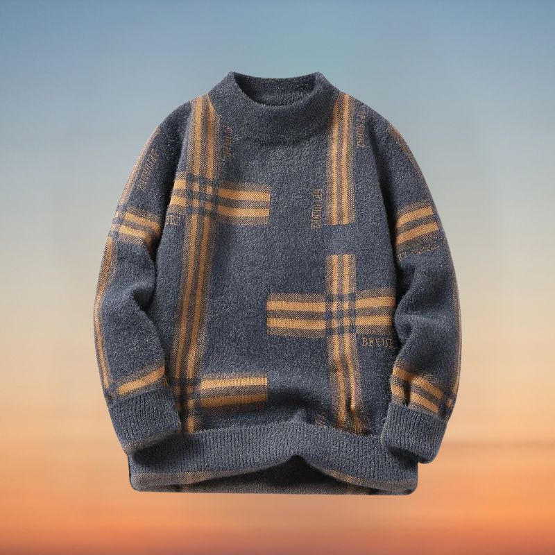 Carl | Stilren Halv Högkrage Tröja för Komfort och Värme