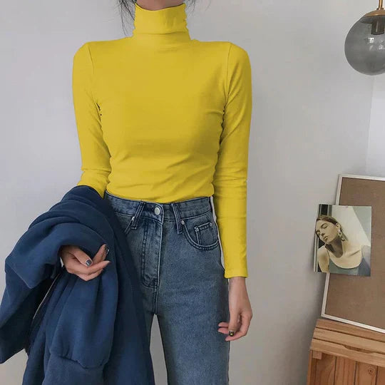 Larissa - Långärmad turtlenecktröja