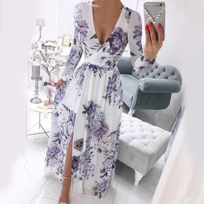 Catherine - Långärmad klänning