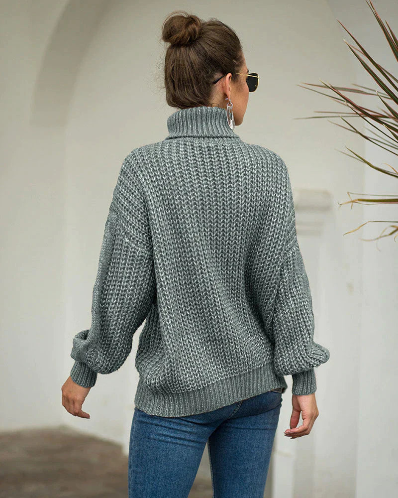 Bexley |  Stickad tröja med polokrage