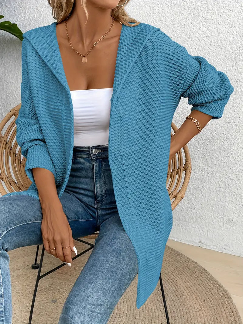 Nami - Mysig och elegant cardigan med huva