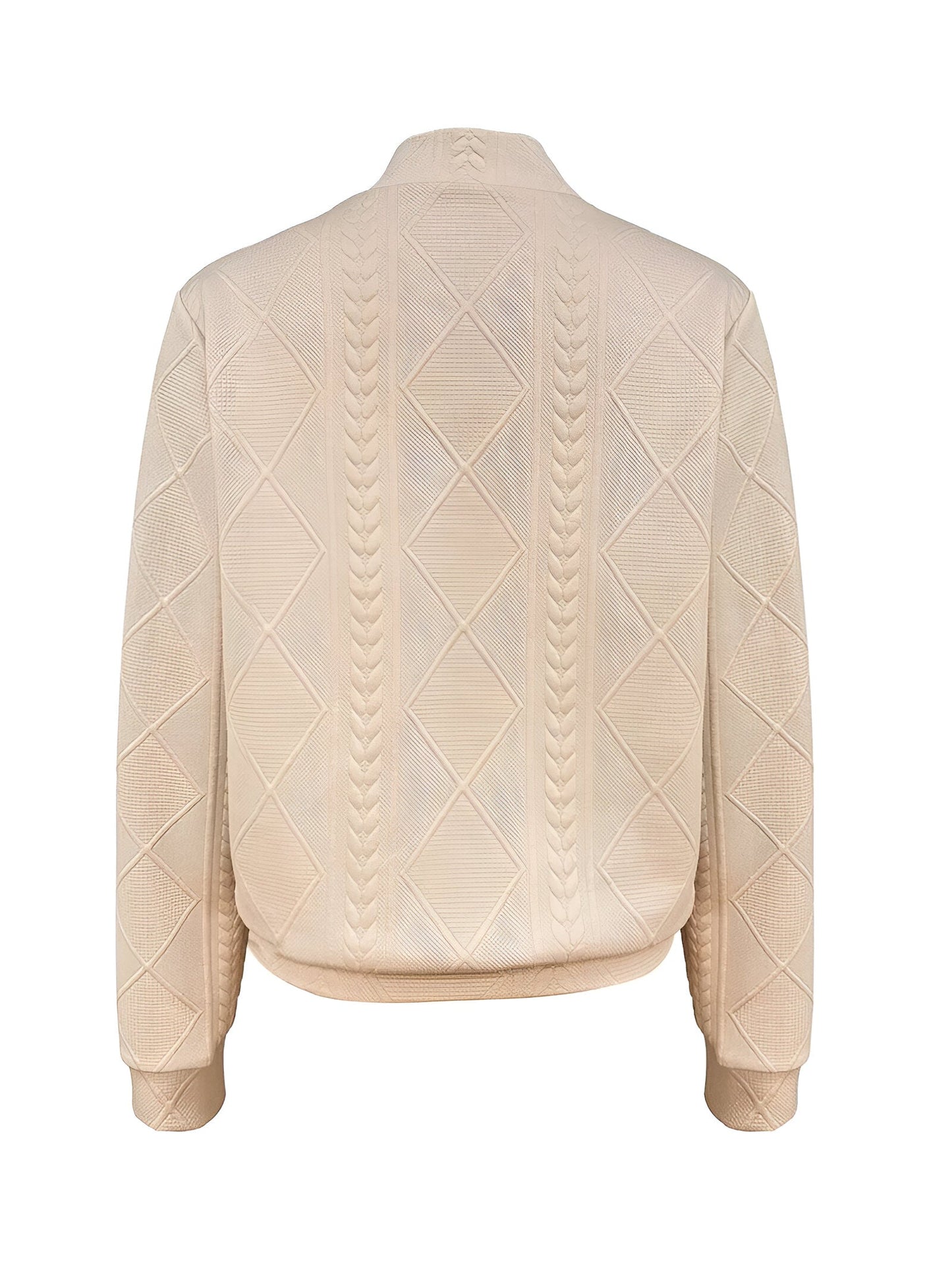 Lucia | Fritidsjacka med dragkedja och struktur