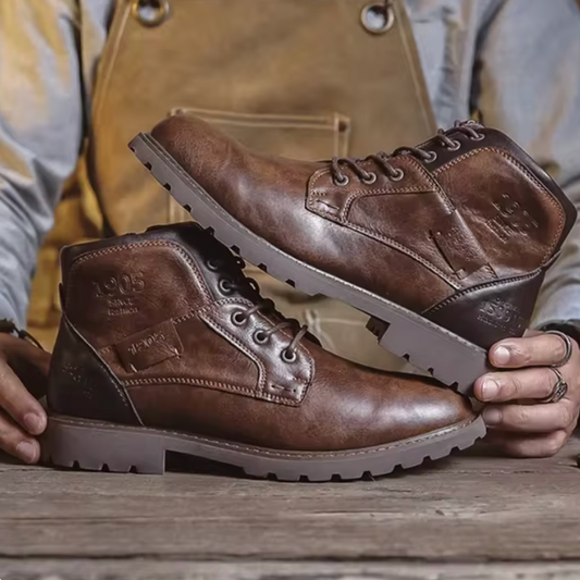 Williams | Vintage Läderboots För Herr