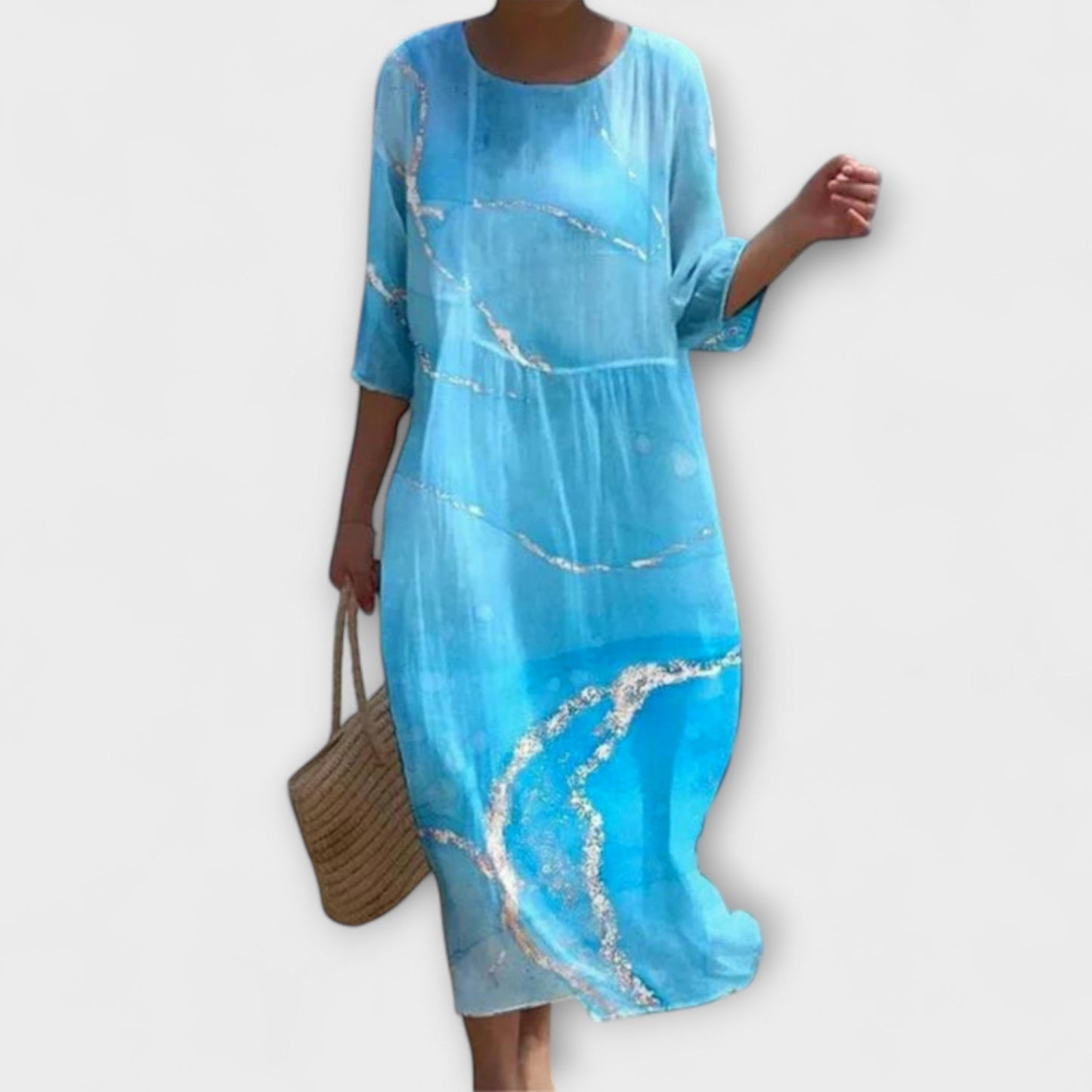 Violeta | Stilren blommig maxiklänning för sommarens alla tillfällen