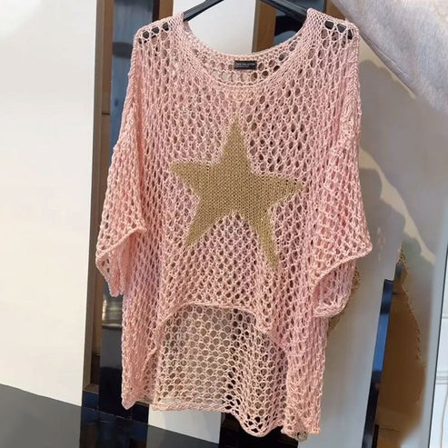 Margot - Lös Nättopp Med Stjärnmönster