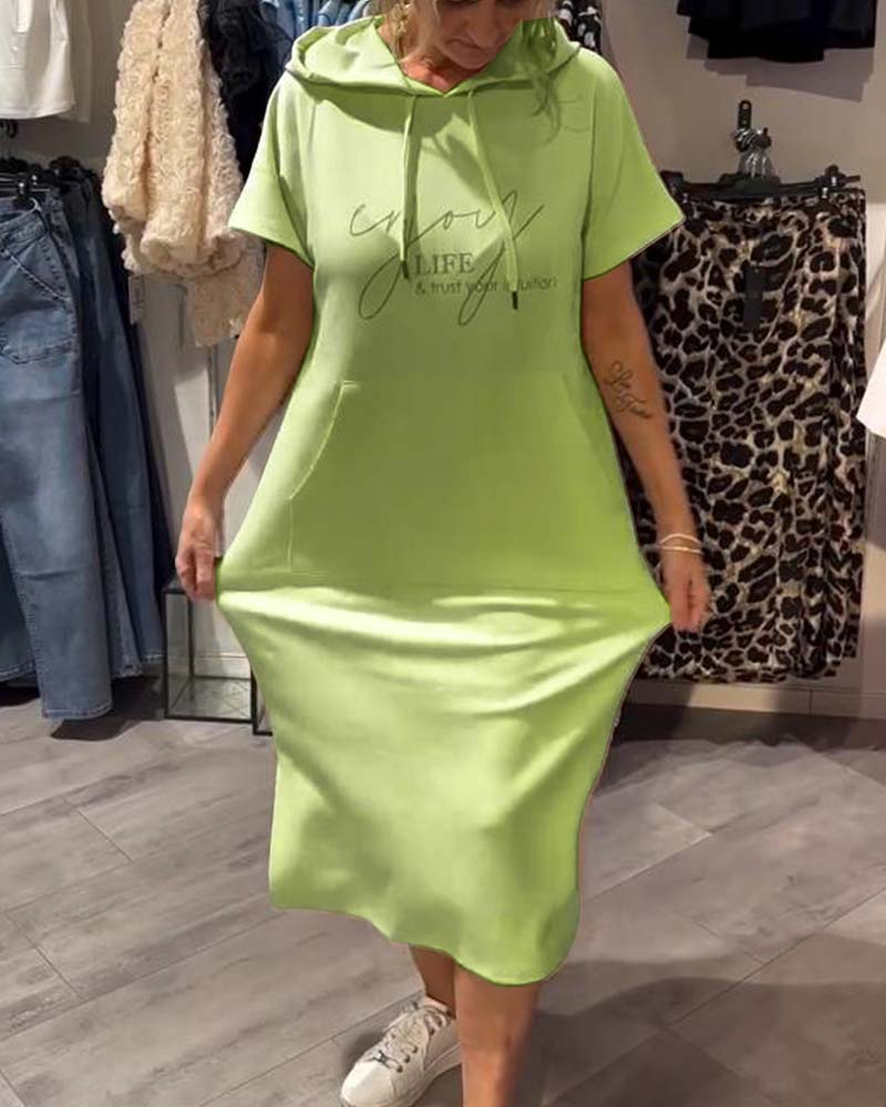 Renée | Mysig Och Avslappnad Hoodieklänning För Alla Tillfällen