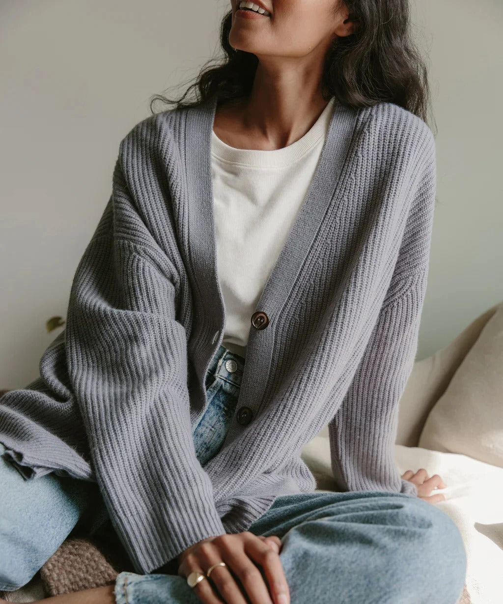 Ella | Lyxig Kashmir Cardigan