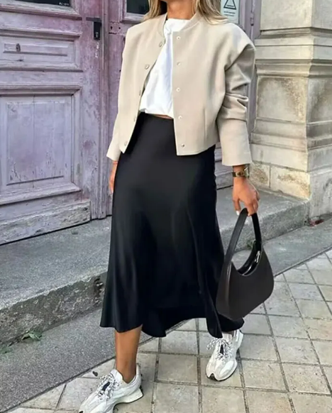 Daphne - Trafza Casual lång kjol för kvinno