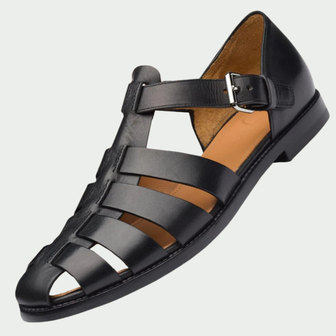 Arvid | Premium Herrsandaler I Äkta Läder