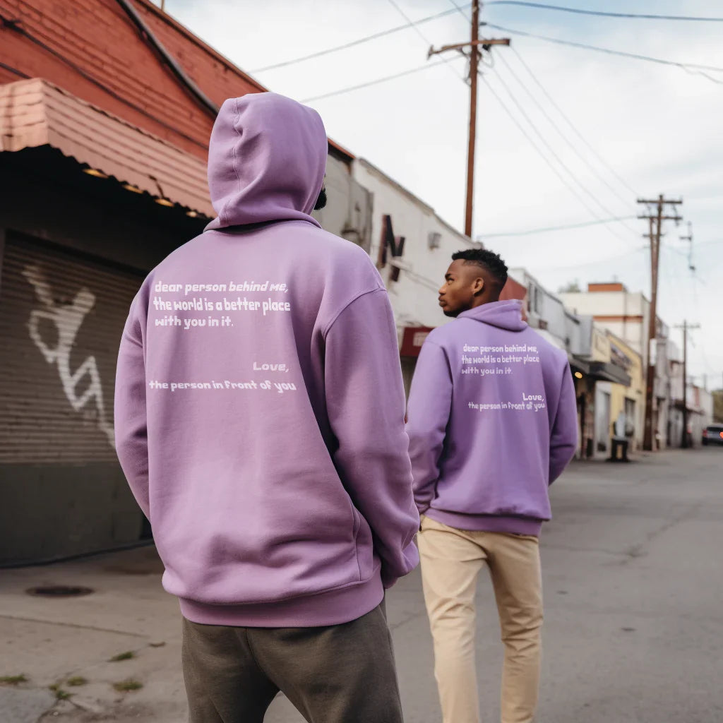 Lars | Inspirerande Unisex Hoodie med Positivt Budskap