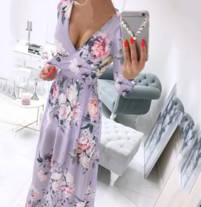 Catherine - Långärmad klänning