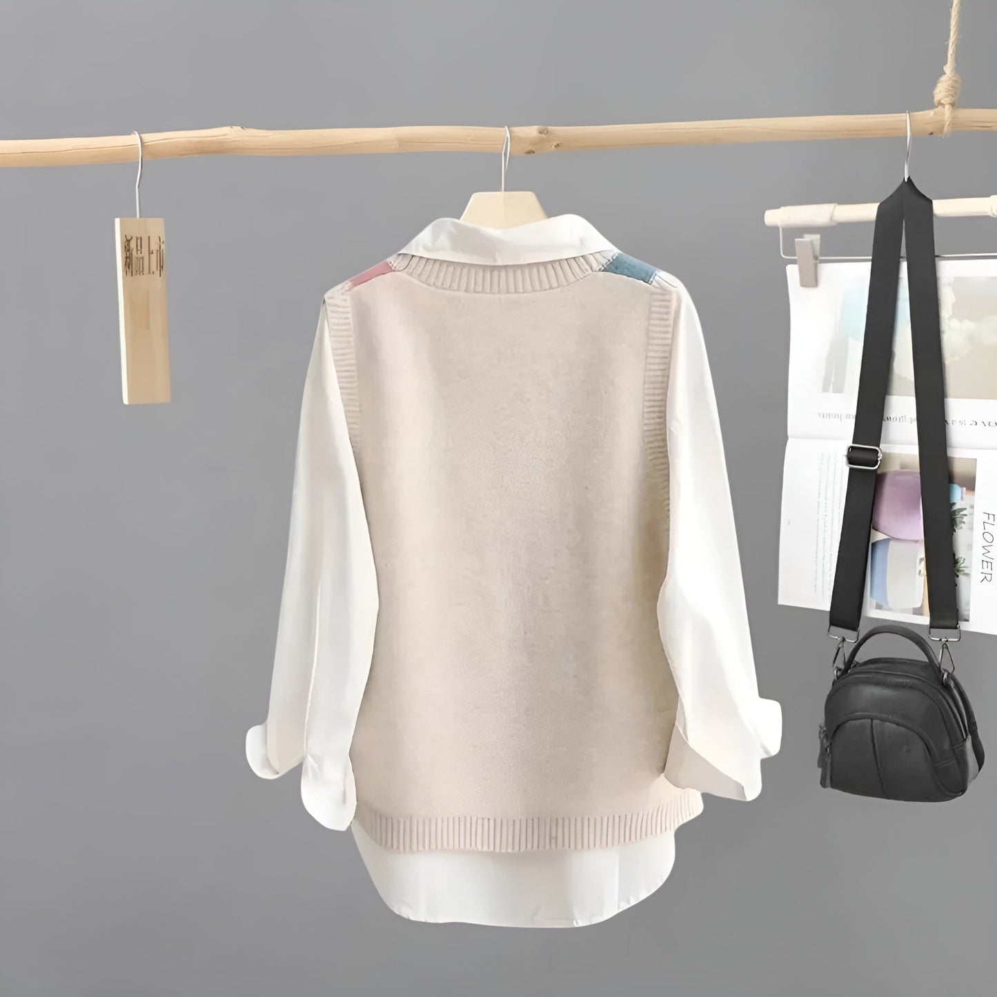 Anette | Trendig Stickad Kofta för Kvinnor