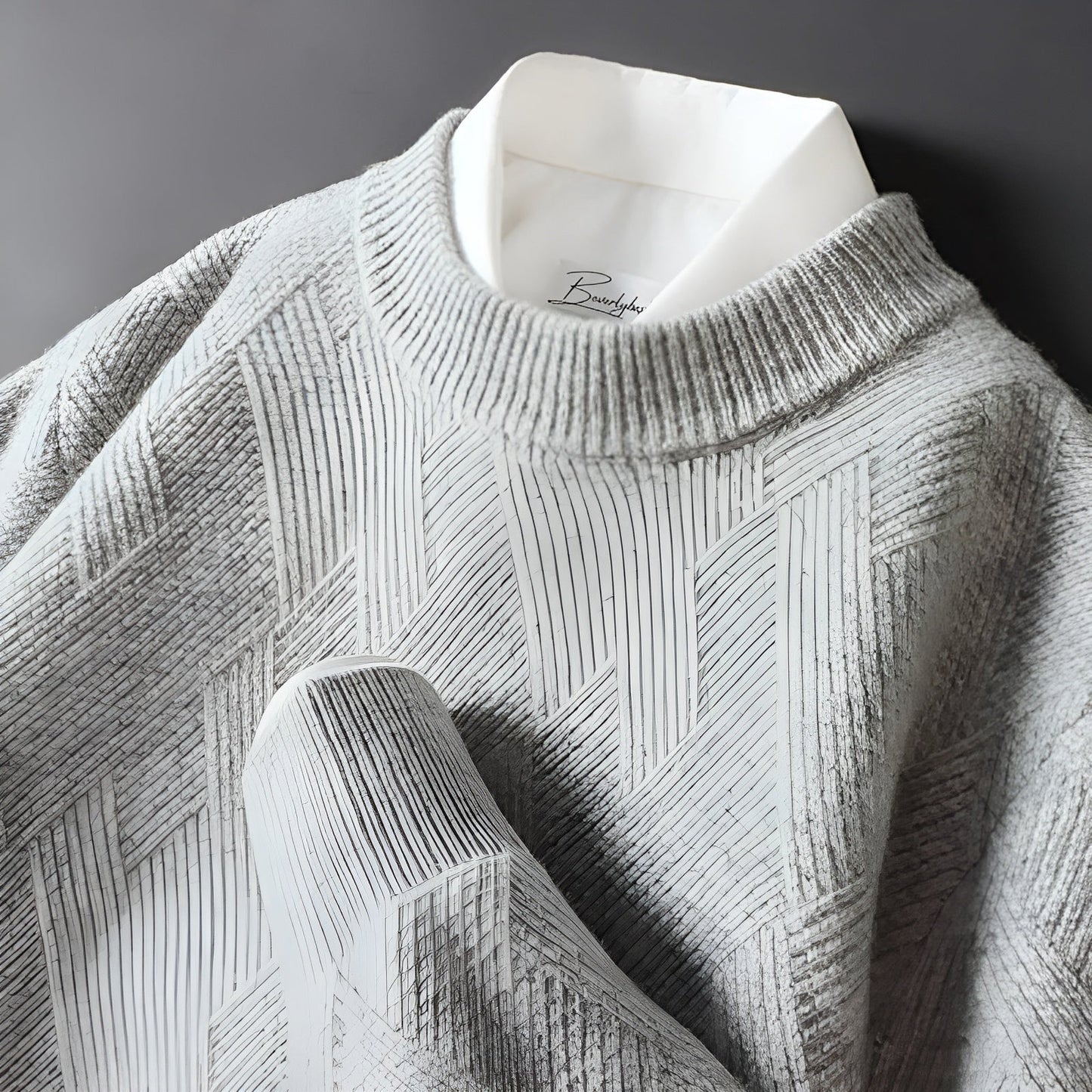 Helmer | Lyxig Herrtröja – Elegant Komfort och Stil