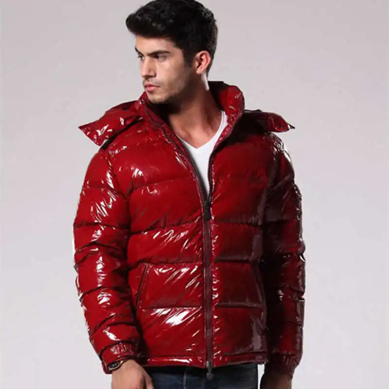 Liam | Modern Glansig Pufferjacka