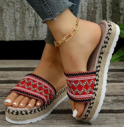 Melanie - Weave Women Tofflor Plattform Somma