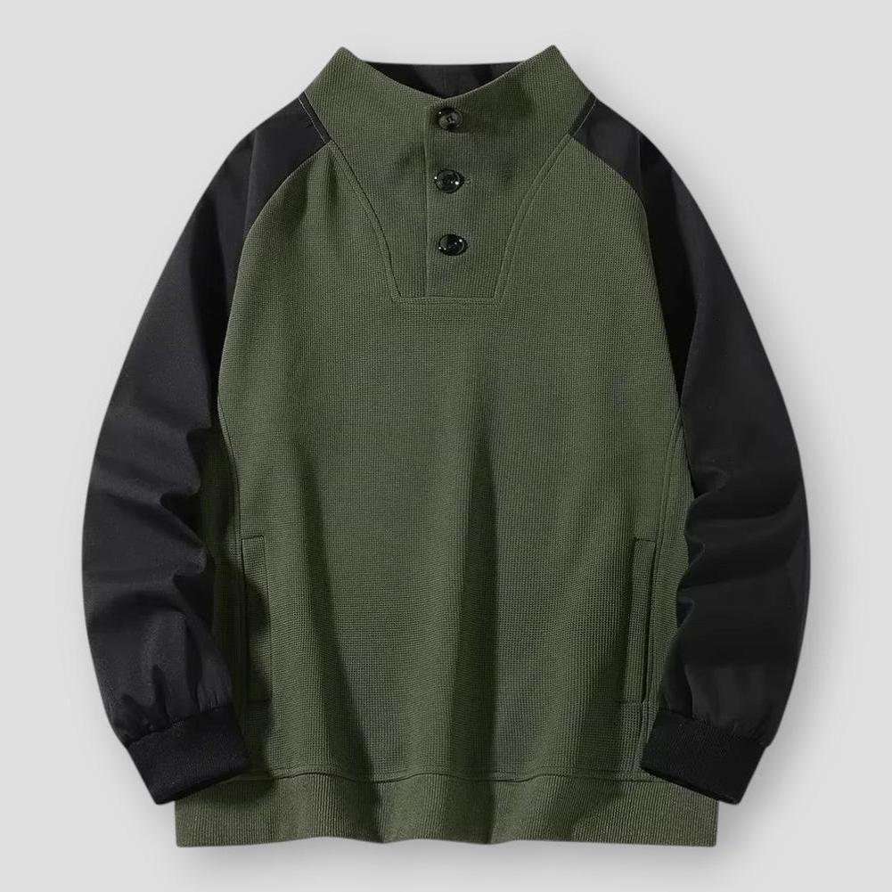 Mats | Vintageinspirerad knäpptröja för avslappnad komfort