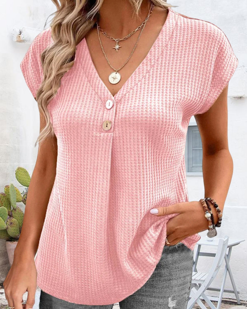 Erik | V-Ringad T-Shirt