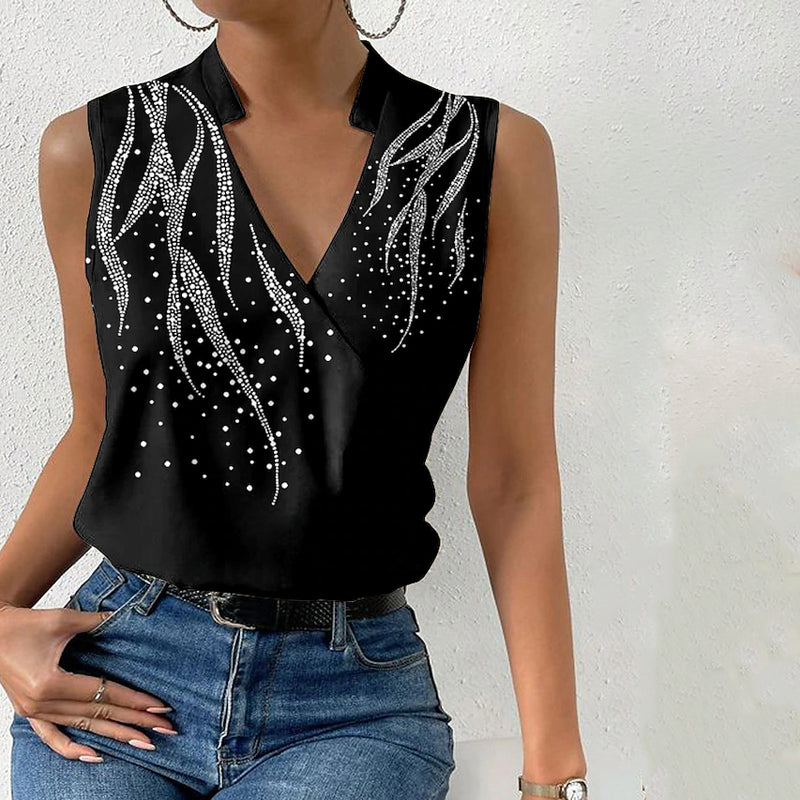 Nora | Casual tryckt linne