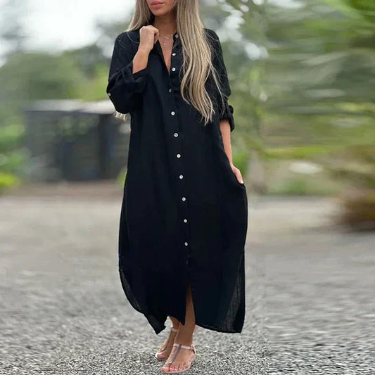 Elizabeth - Lång vardagsklänning