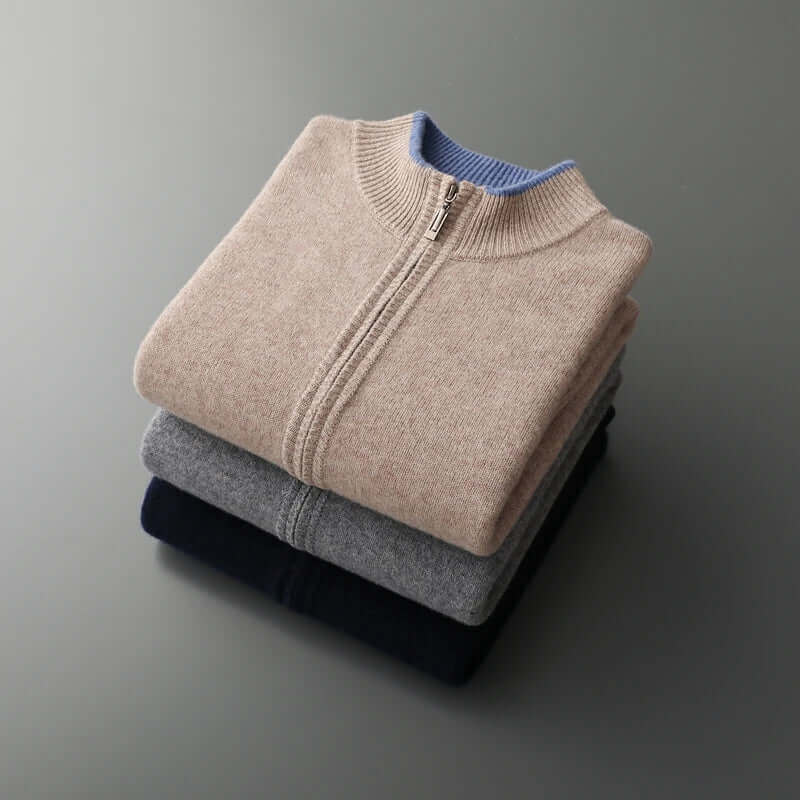Bertil | Premium Kasmir Zip-Up Jacka