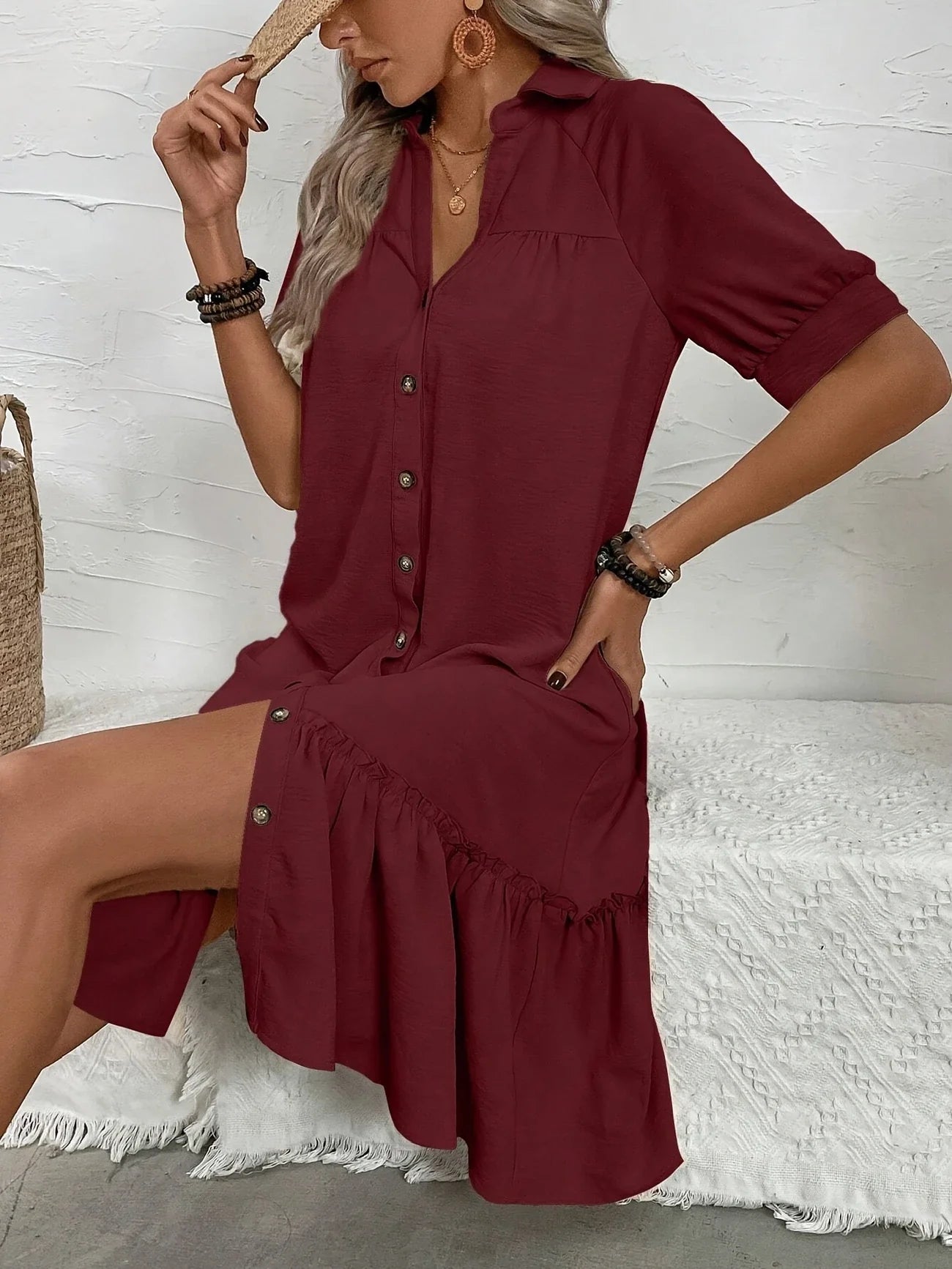 Isak | Sommarklänning med knappar