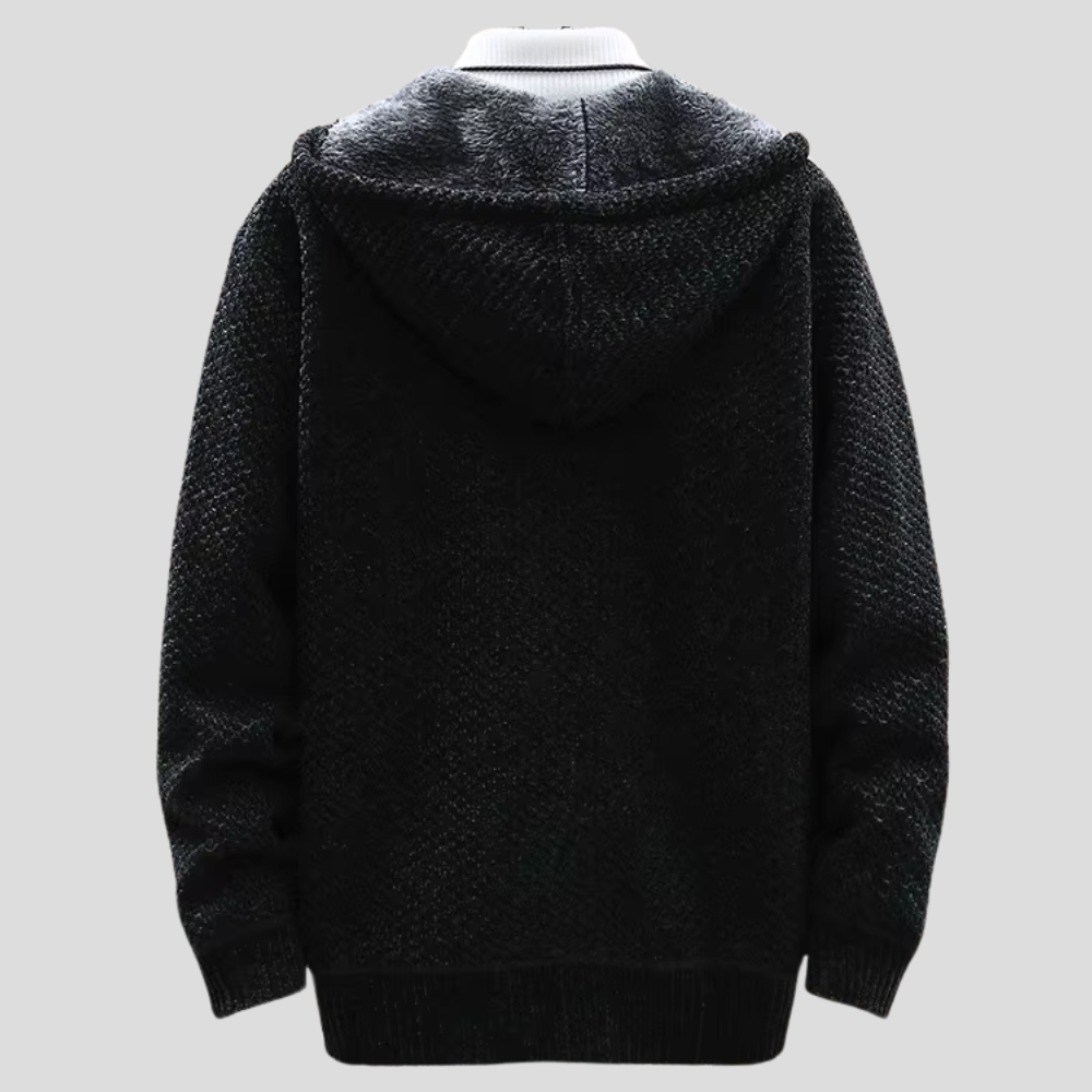 Emil | Stickad Hoodie För Ultimat Komfort