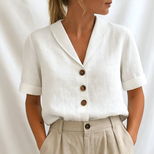 Linn | Elegant Blus För En Stilren Vardag